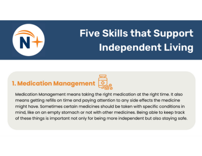 Five skills that support independent living