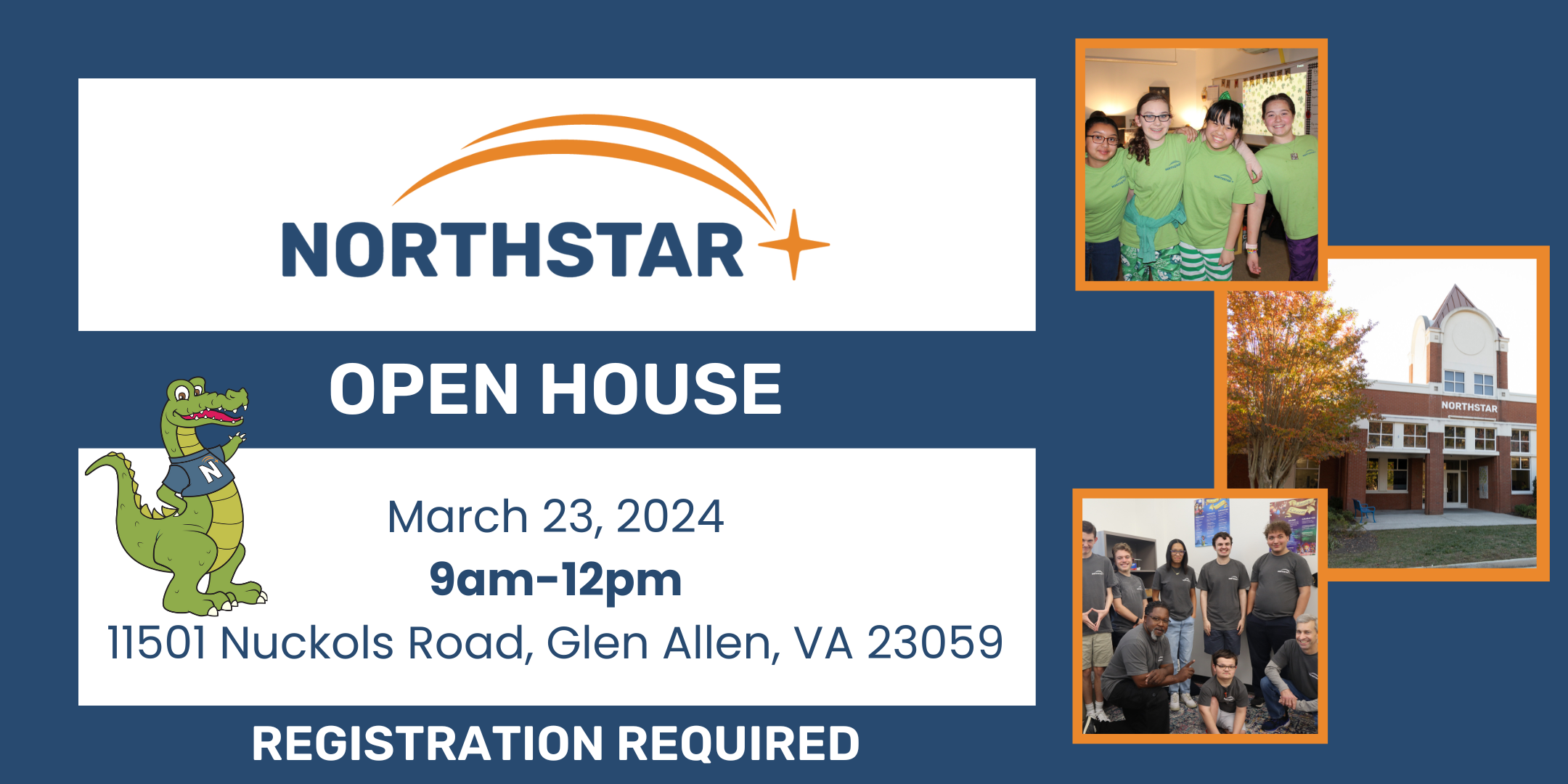 Northstar Open House March 23, 2024 from 9am to 12pm