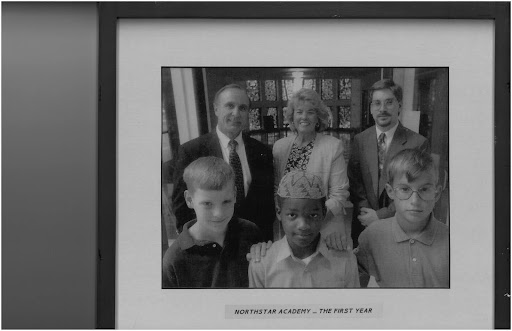 Students 1996 Students from the first year of operation (1996).