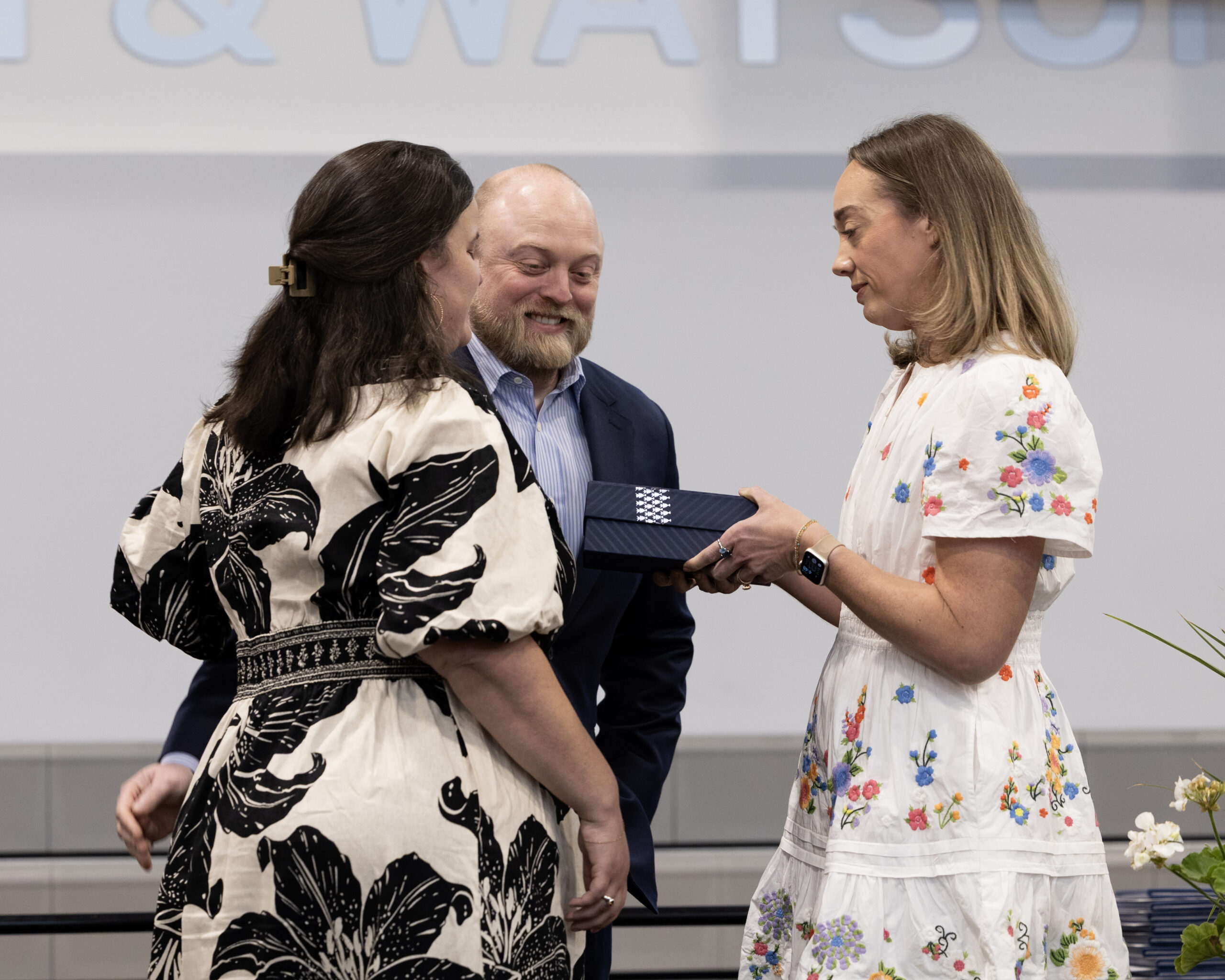 Dr. West's family present the award at Graduation in 2026.